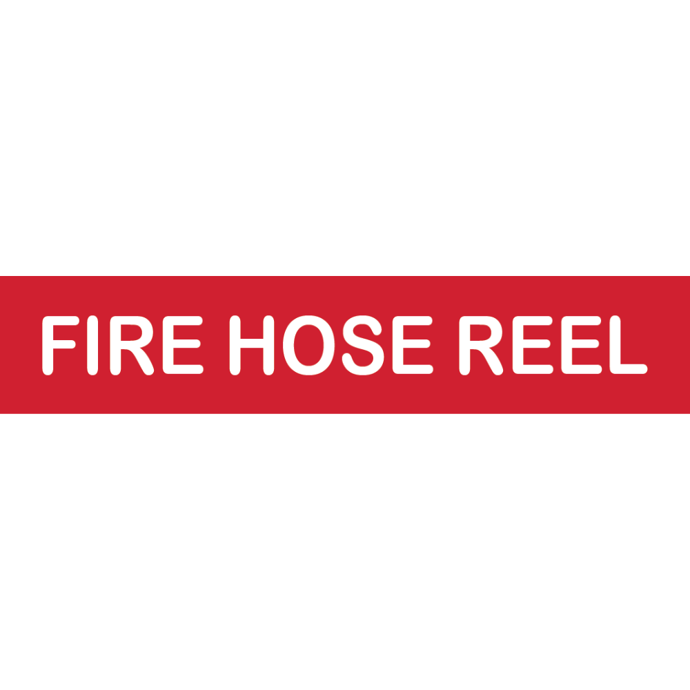 Fire Hose Reel Sign in Red - MLS16212_RED