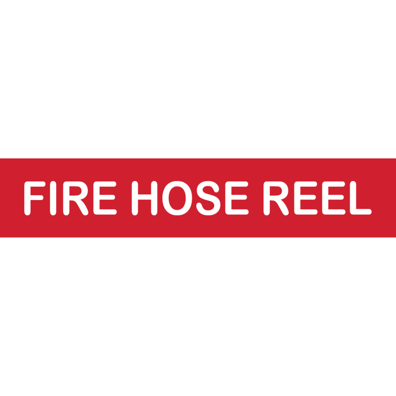 Fire Hose Reel Sign in Red - MLS16212_RED