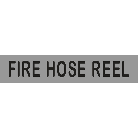 Fire Hose Reel Sign in Stainless Steel - MLS16212_SS