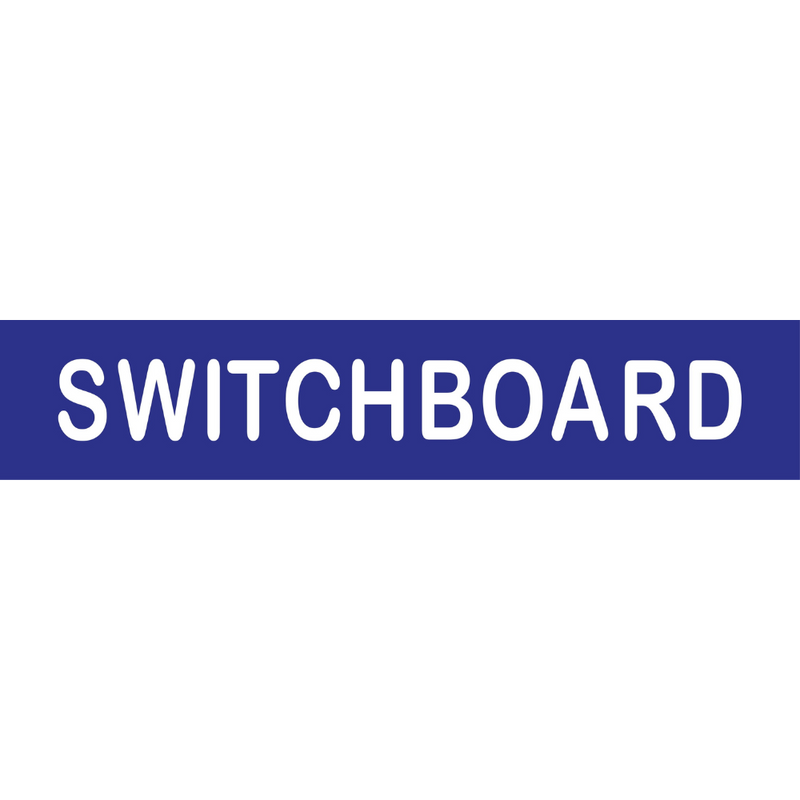 Switchboard Sign in Blue Vinyl - MLS16423_BLU