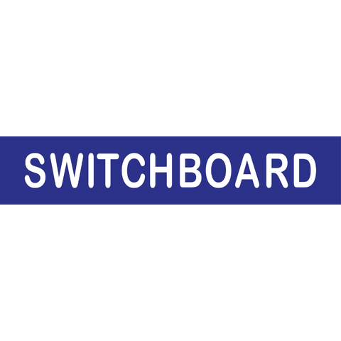 Switchboard Sign in Blue Vinyl - MLS16423_BLU