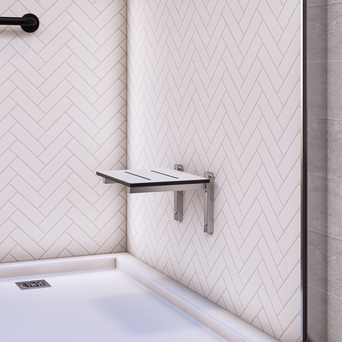 Folding Shower Seat in Compact Laminate - ML992_CL