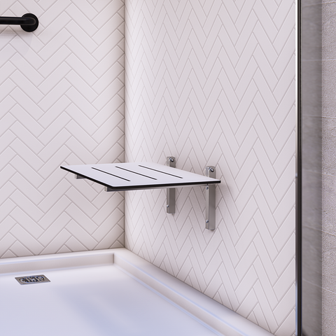 Folding Shower Seat in Compact Laminate - ML993_CL