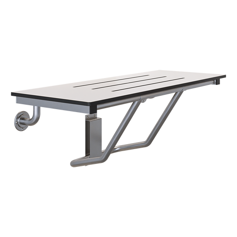 Accessible Folding Shower Seat in Phenolic - ML994_PH