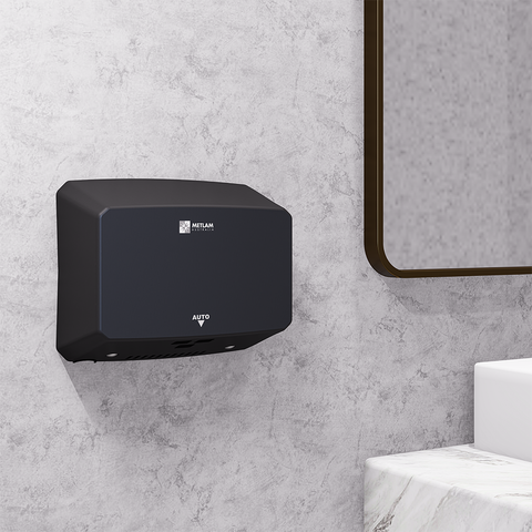 EcoSlender Automatic Hand Dryer in Designer Black - ML_ECOSLENDER_DESIGNER
