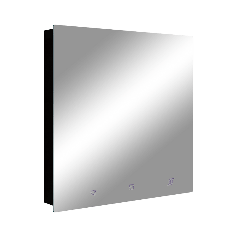 Integrated Mirror Cabinet (Includes Hand Dryer, Soap Dispenser & Paper Towel Dispenser) in Designer Black - ML_IMC3_LUX