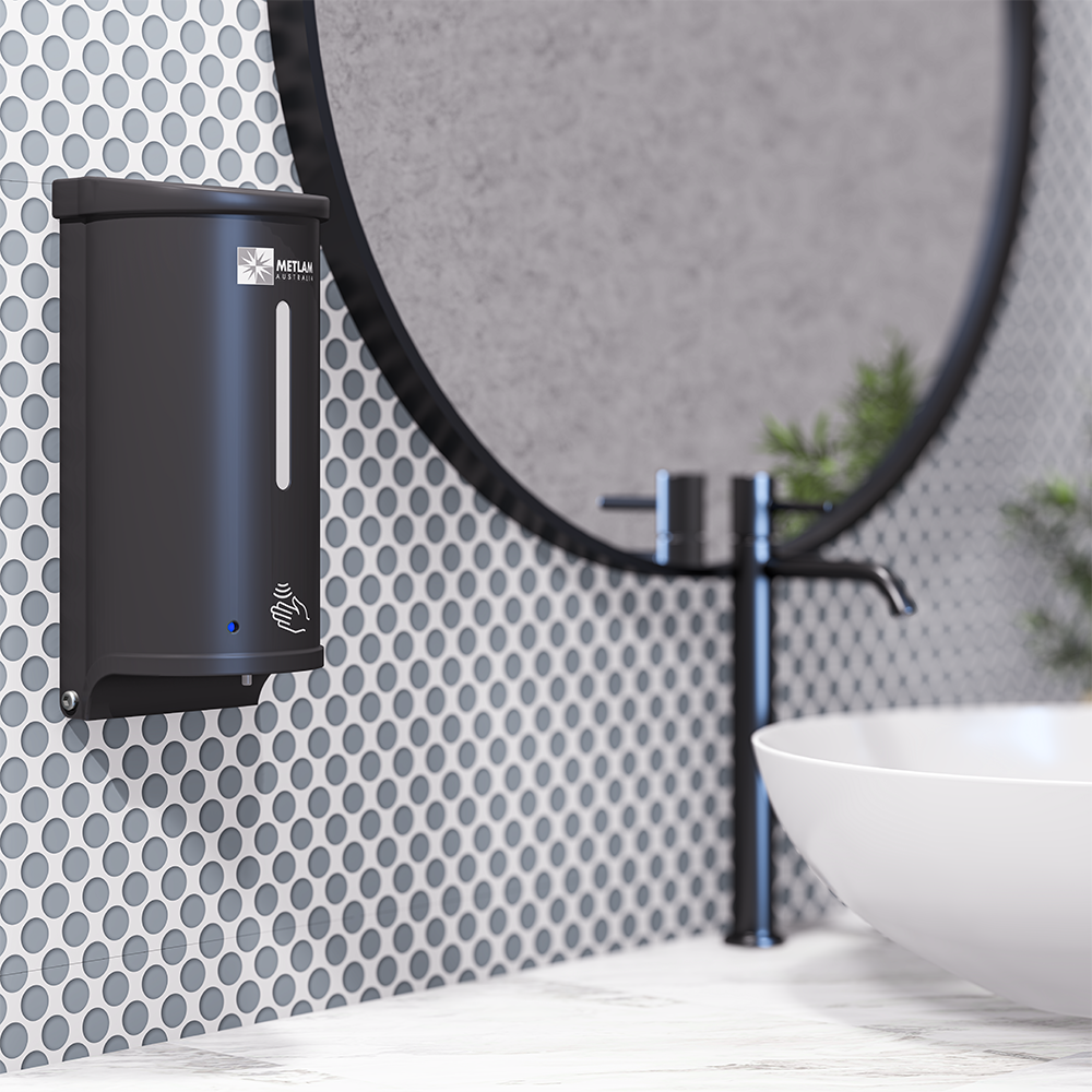 Automatic Sanitiser Dispenser in Designer Black - ML_MSD_SANITISEDISP_BLK