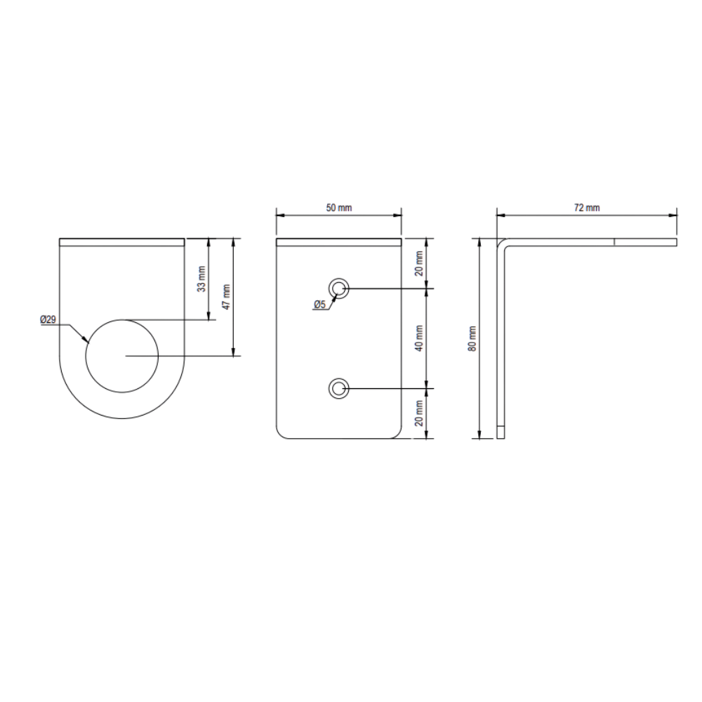 Single Soap Bottle Holder in Designer Black - ML_SBH1_DESIGNER