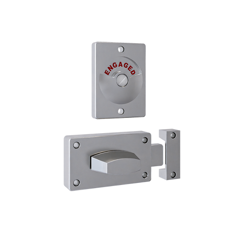 100 Lock & Indicator Set in Satin Chrome Plate - 100_LOCK_SCP