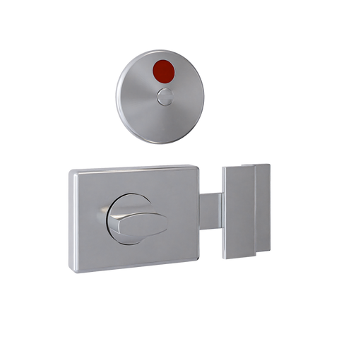 300 Lock & Indicator Set in Satin Chrome Plate - 300_LOCK_SCP
