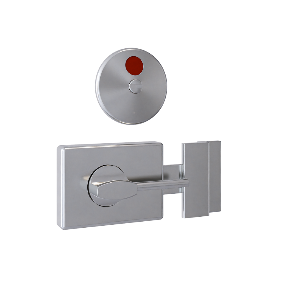 300 Ambulant Lock & Indicator Set RH in Satin Chrome Plate - 300_RHAMBLOCK_SCP