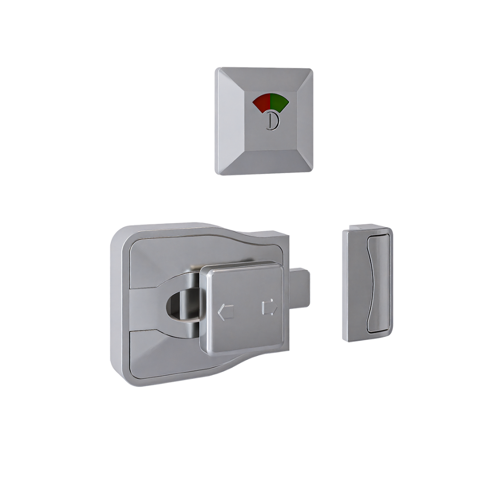Moda Lock & Emergency Release Indicator Set in Satin Chrome Plate - MODA_ERLOCK_SCP