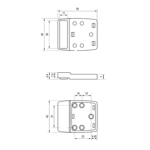 Moda Door Bumper in Designer Black - MODA_BUMPMKII_DESIGNER