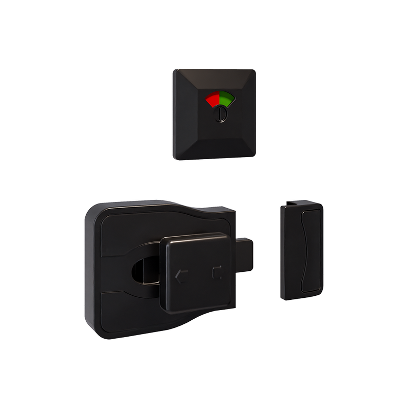Moda Lock & Emergency Release Indicator Set in Designer Black - MODA_ERLOCK_DESIGNER