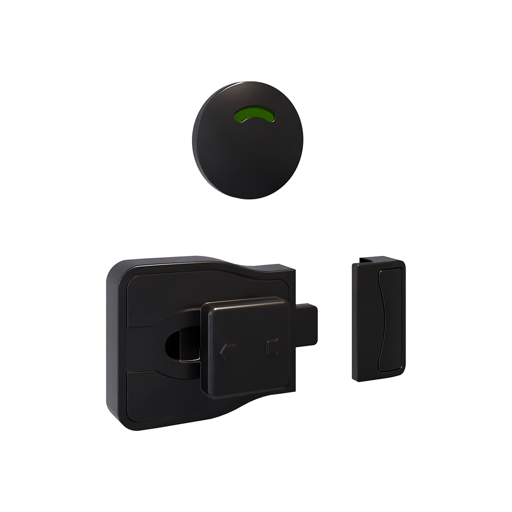 Moda Lock & Round Indicator Set in Designer Black - MODA_LOCKRND_DESIGNER