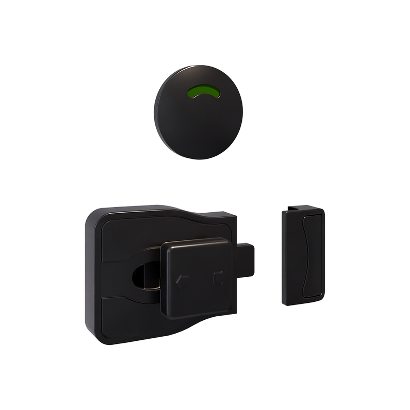 Moda Lock & Round Indicator Set in Designer Black - MODA_LOCKRND_DESIGNER