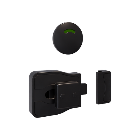 Moda Lock & Round Indicator Set in Designer Black - MODA_LOCKRND_DESIGNER