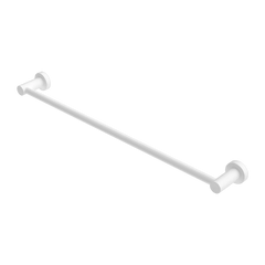Round Single Towel Rail 600 / 750 / 800 / 900mm - Various Colours