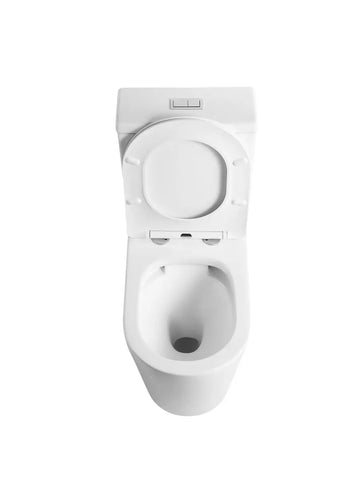 ZM Back To Wall Rimless Flush Toilet Suite with Soft Close Seat - White