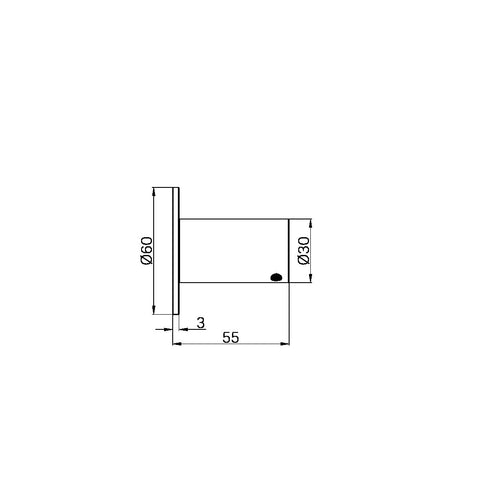 NERO Mecca Single Robe Hook - Various Colours
