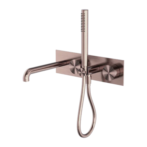 Kara Shower Over Bath System with Spout 230mm - Various Colours
