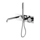 Kara Shower Over Bath System with Spout 230mm - Various Colours