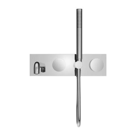 Kara Shower Over Bath System with Spout 230mm - Various Colours