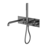 Kara Shower Over Bath System with Spout 230mm - Various Colours