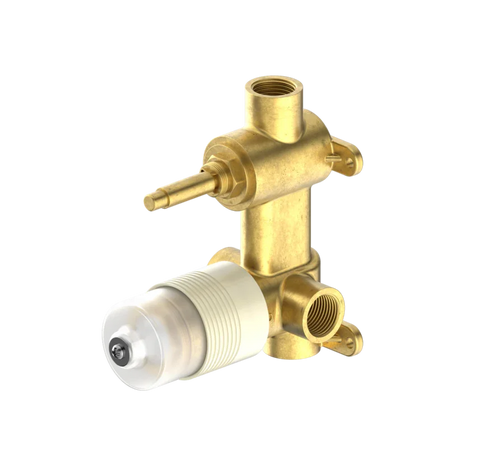 Bianca Shower / Bath Mixer with Diverter (Rectangle Backplate) - Various Colours