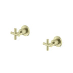Cross Handle Shower/Bath Wall Top Assembly - Various Colours