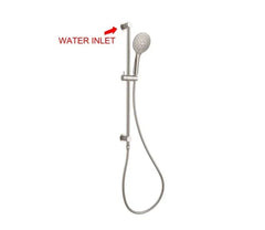 Nero Rail Shower with Built-in Elbow - Various Colours (Top Water Inlet)