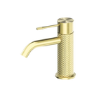 Nero Opal Bench Mount Cross Hatched Basin Mixer - Various Colours (Floor Display Clearance)