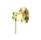 Nero SM36 Opal Cross Hatched Shower / Bath Mixer (80mm Backplate) - Various Colours