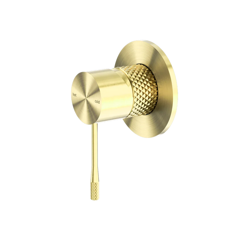 Nero SM36 Opal Cross Hatched Shower / Bath Mixer (80mm Backplate) - Various Colours