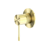 SM36 Opal Cross Hatched Shower / Bath Mixer (80mm Backplate) - Various Colours