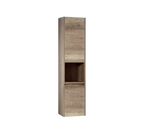 Fingerpull Wall Hung Tallboy & Storage Cabinet - 350x300x1500mm - Various Colours