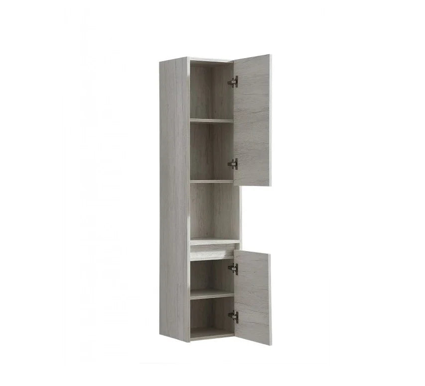 Fingerpull Wall Hung Tallboy & Storage Cabinet - 350x300x1500mm - Various Colours