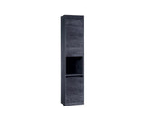 Fingerpull Wall Hung Tallboy & Storage Cabinet - 350x300x1500mm - Various Colours