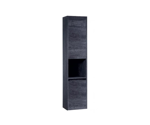 Fingerpull Wall Hung Tallboy & Storage Cabinet - 350x300x1500mm - Various Colours