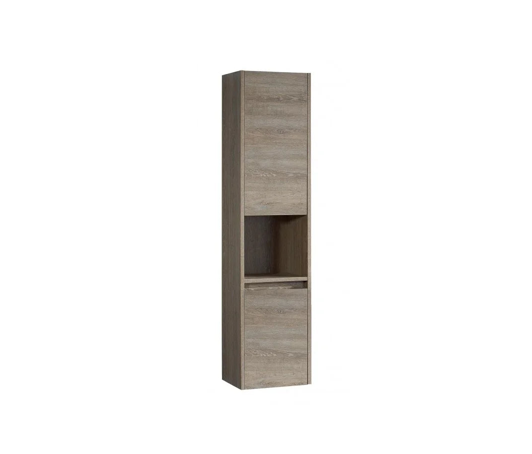 Fingerpull Wall Hung Tallboy & Storage Cabinet - 350x300x1500mm - Various Colours