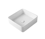 Verdant Gloss White Above Counter Ceramic Basin 415x415mm