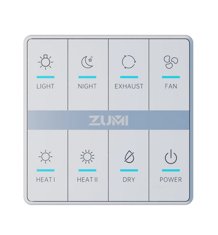 Exhaust Fan/Light/Heater 3-in-1 Bathroom Heater with Air heating
