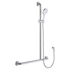CARE Grab Rail T Bar Rail Shower Left/Right Hand Side - Various Colours