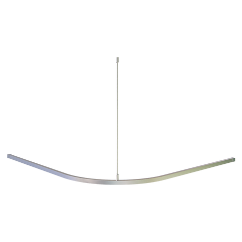 1200mm x 1200mm L Bend Shower Curtain Track System - SCT_1200X1200MM