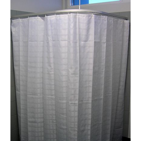 1500mm x 1800mm Box Stripe Polyester Shower Curtain - SC_WBS1518