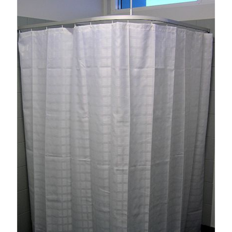 3000mm x 2000mm Box Stripe Polyester Shower Curtain - SC_WBS3020
