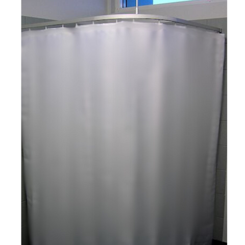 2600mm x 1800mm White Nylon Taffeta Shower Curtain - SC_WNT2618