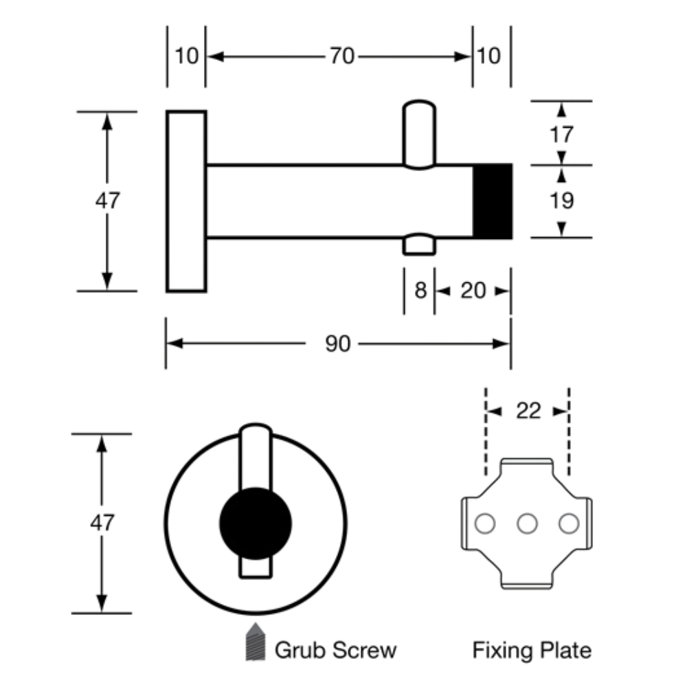 Sentinel Hook in Stainless Steel - SENTINEL_HOOK_SS
