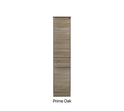 Fingerpull Freestanding Tallboy & Storage Cabinet 410x410x1800mm - Various Colours