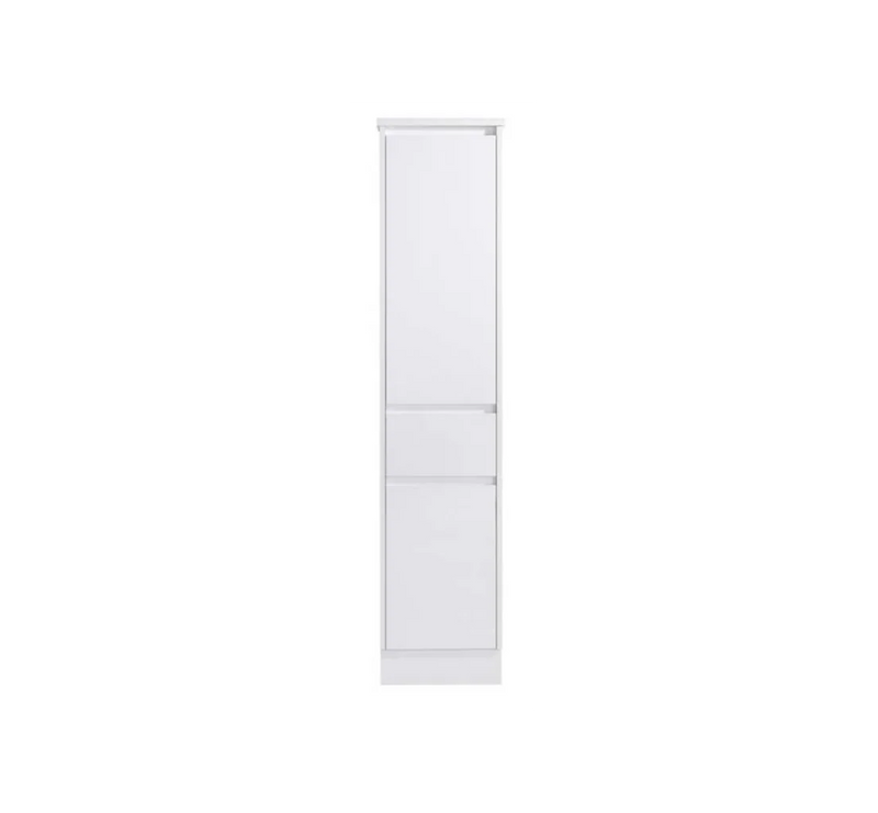 Fingerpull Freestanding Tallboy & Storage Cabinet 410x410x1800mm - Various Colours